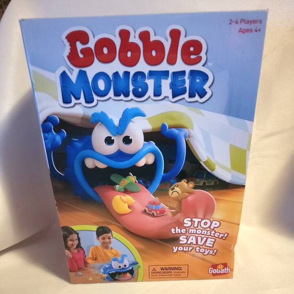 Goliath Gobble Monster Game Ages 4+ 2-4 Players NEW Interactive - Picture 2 of 5